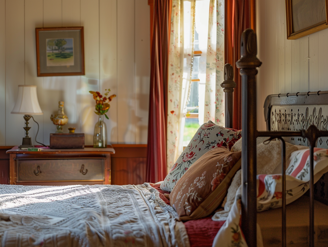 What kinds of stained glass film fit American country Style?