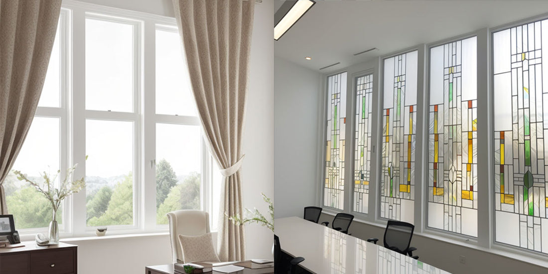Curtains and Window Film Comparison Chart