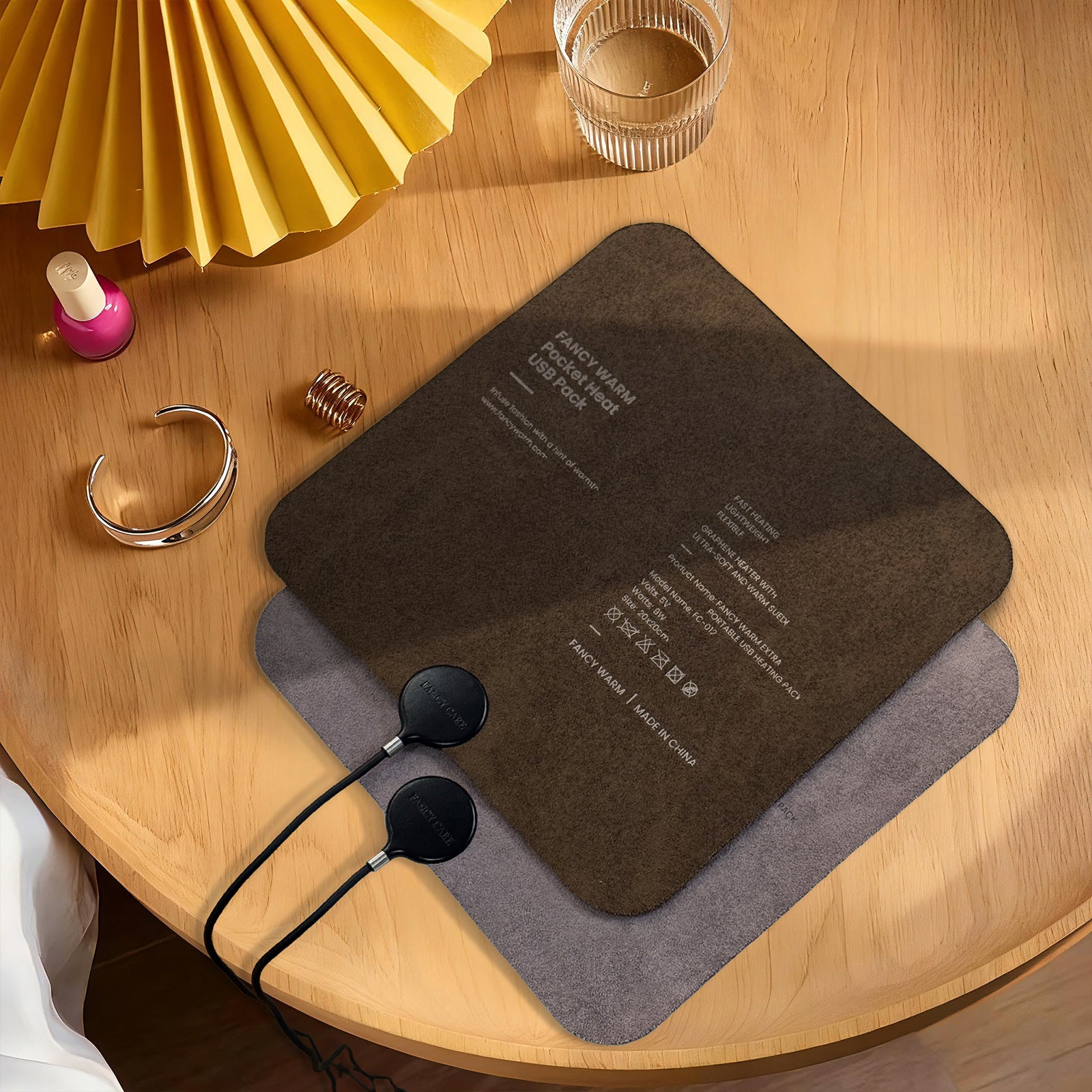 Tozia Portable Heating Pad 0.26lb Weighted | USB Electric Heating Pad