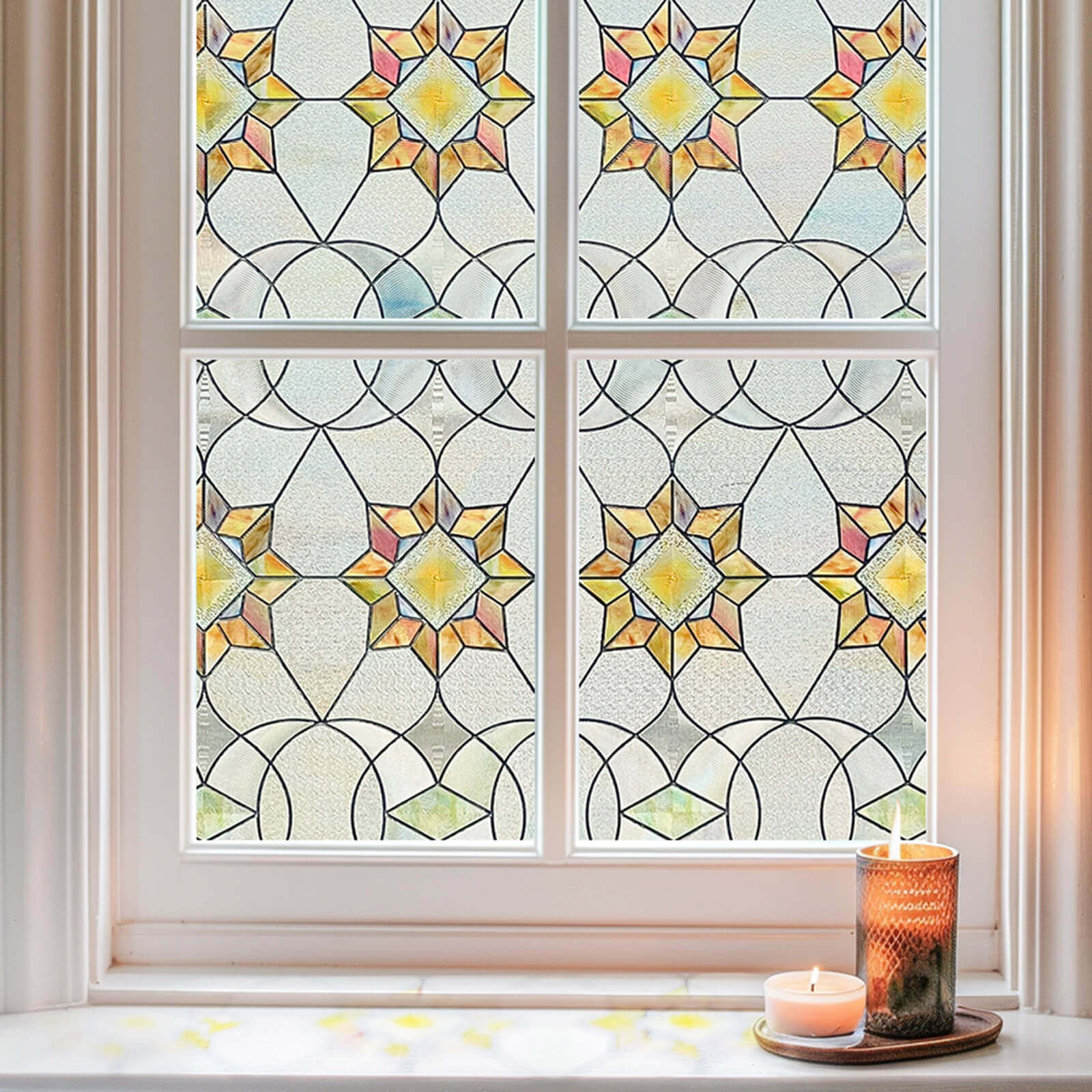 Victoria Stained Glass Decorative Window Film