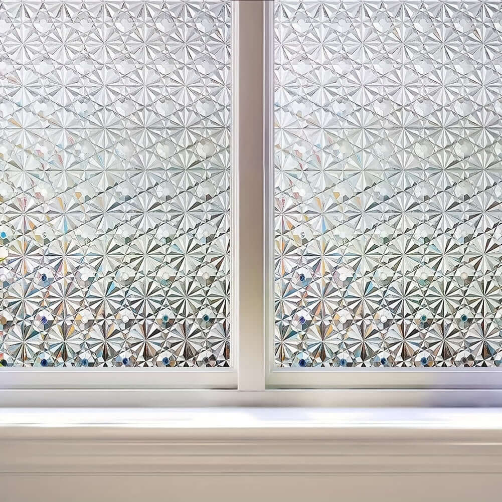 Dot Laser Static Cling Window Privacy Film