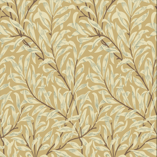 Willow(cream-colored/Blue/Green) Boughs Peel And Stick Wallpaper – Self - Adhesive Vinyl Roll for Accent Walls