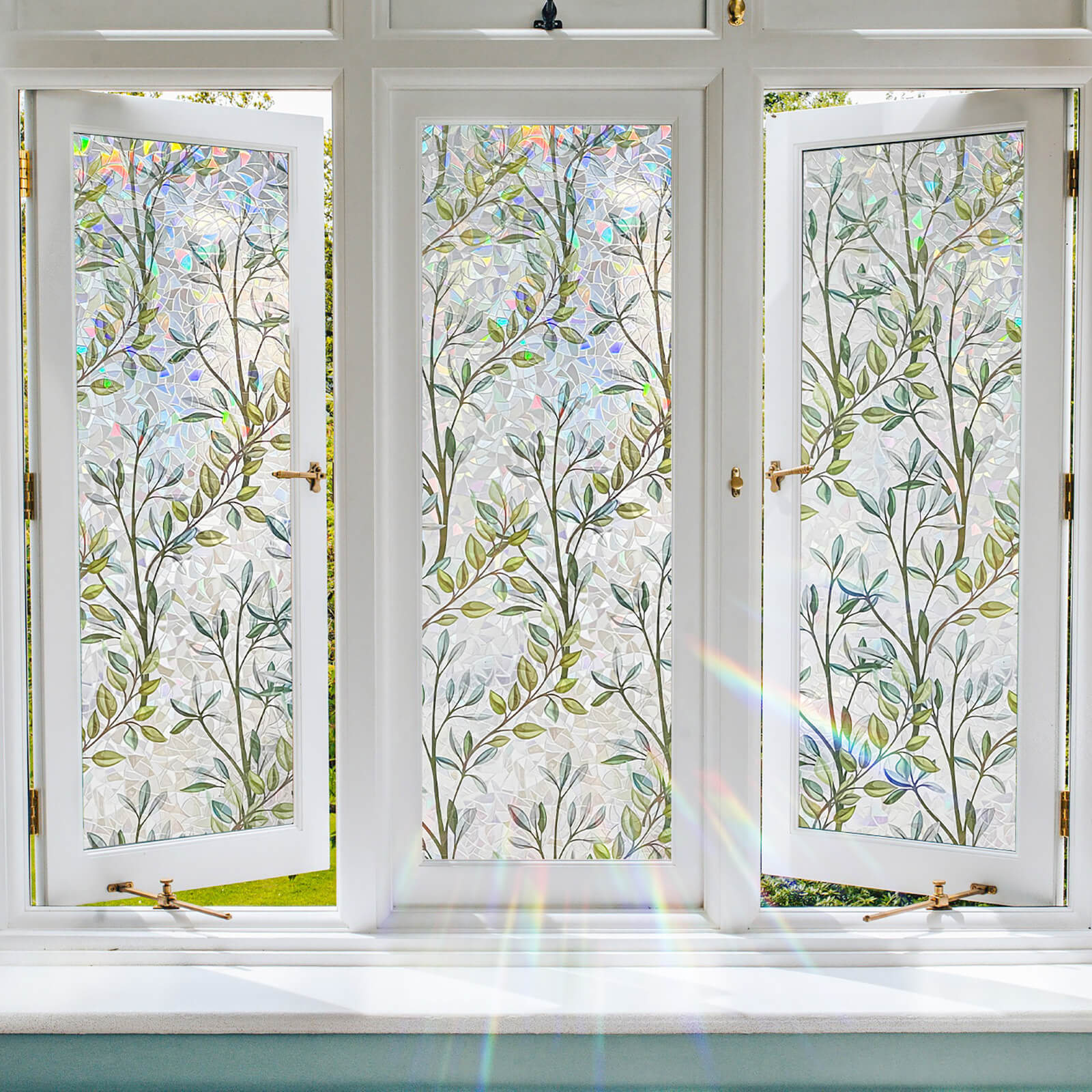 3D Rainbow Crescent Green Vineman anti glare