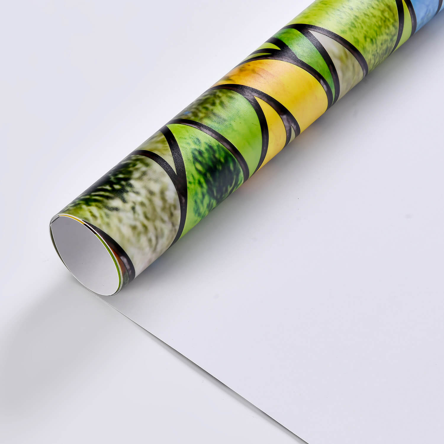 Sunny Waves Stained Glass Window Film