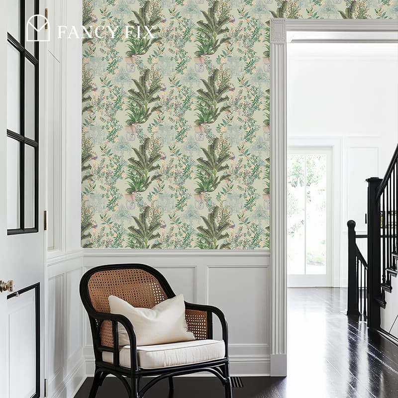 Walanz Tropical Rainforest Oasis Peel And Stick Wallpaper – Self-Adhesive Vinyl Roll for Accent Walls