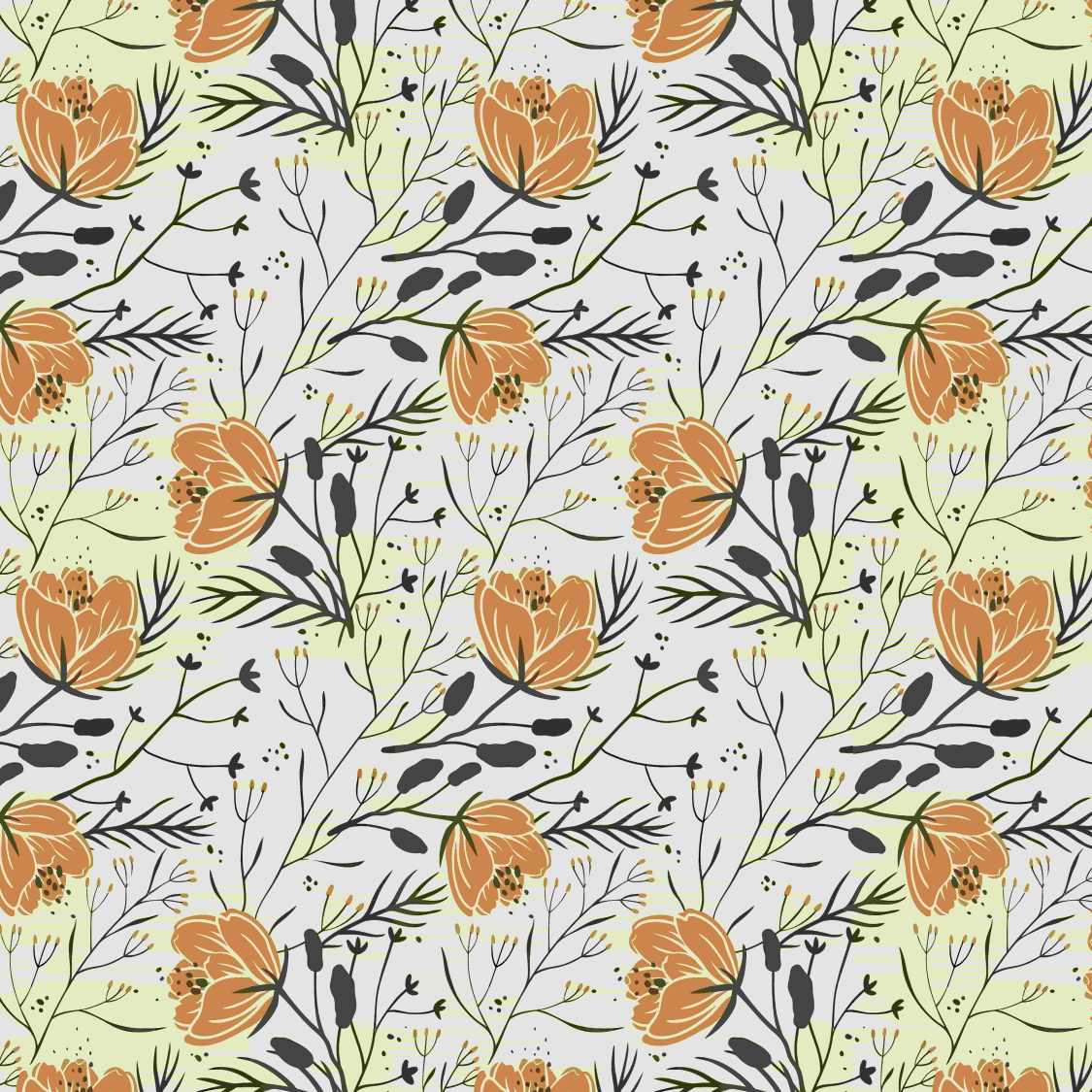 Autumn Floral Whispers Throw Blanket - Cozy Fall Inspired