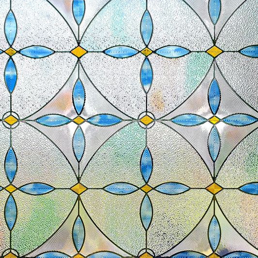 Blue Tears Stained Glass Decorative Window Film