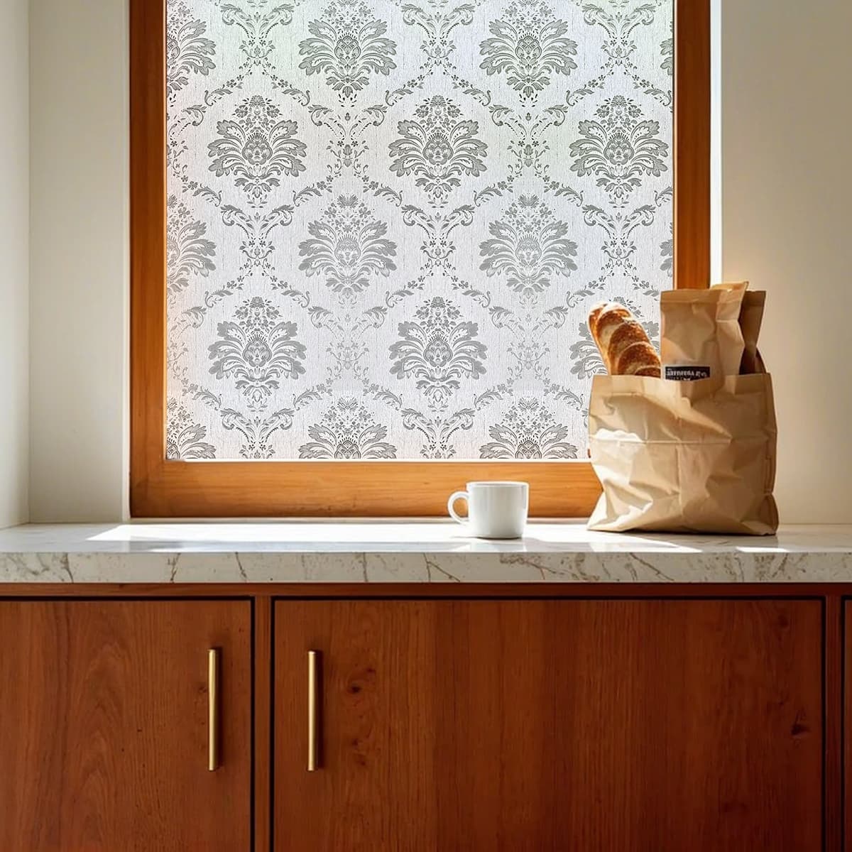 Floral Lycoris Elegance Stained Glass Decorative Window Film