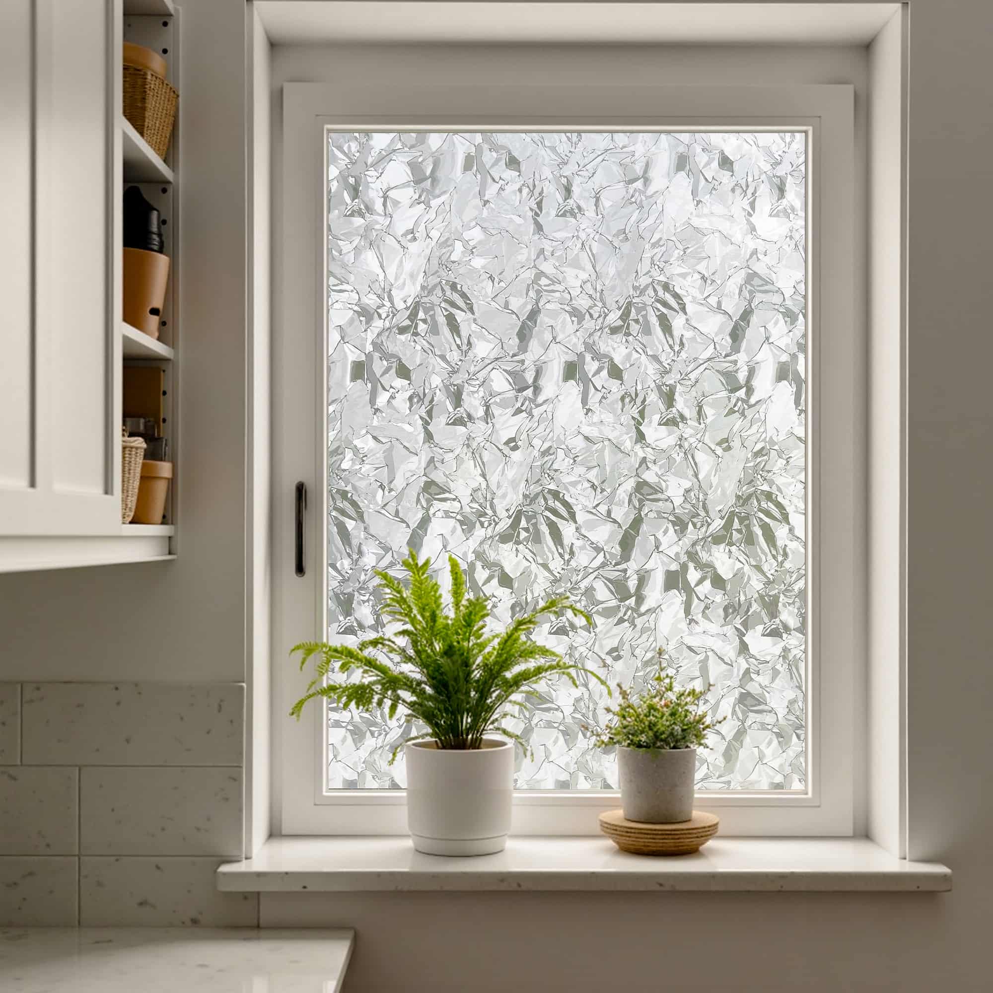 Iced Crystal Stained Glass Decorative Window Film