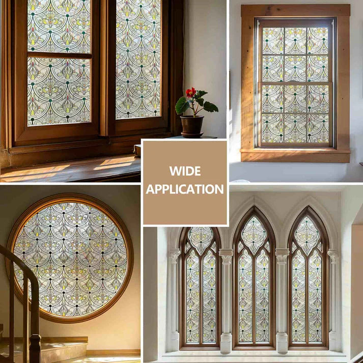 Ironwork Design Glass Accent Window Film