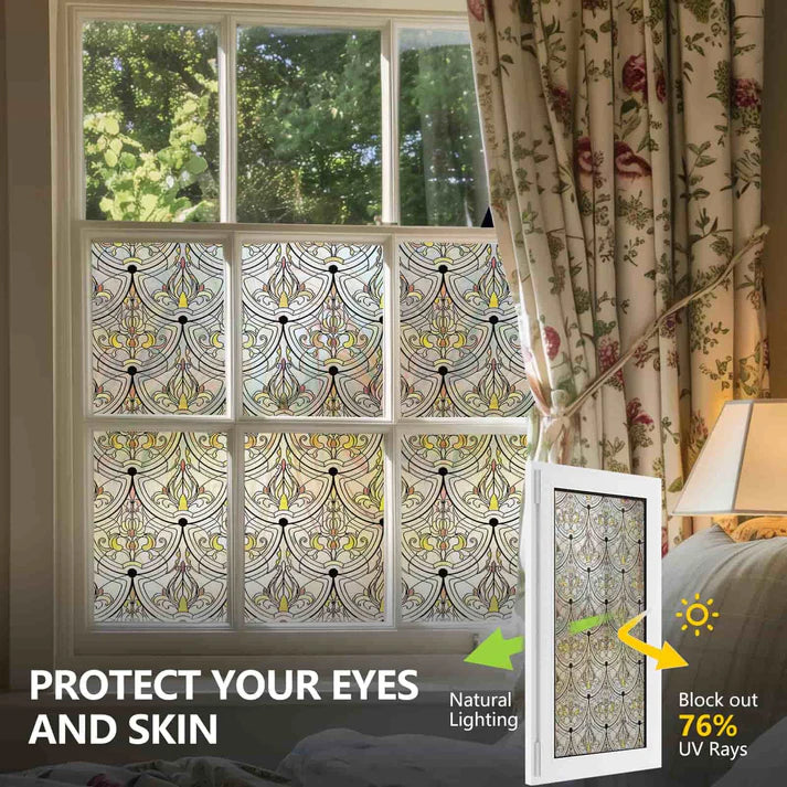 Ironwork Design Glass Accent Window Film