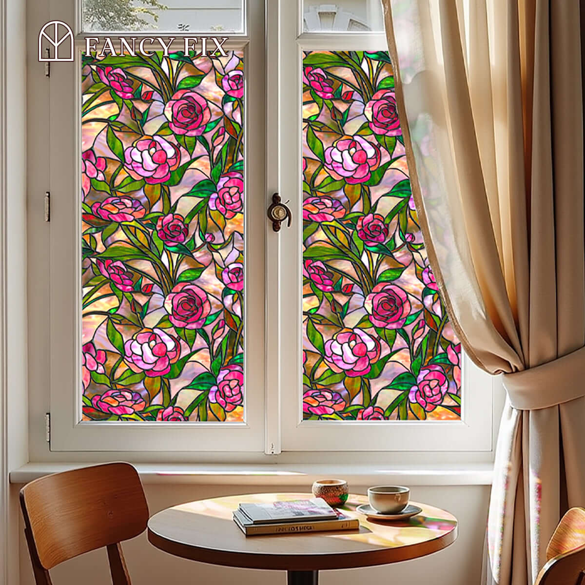 Film décoratif pour vitres, motif nuit d'été