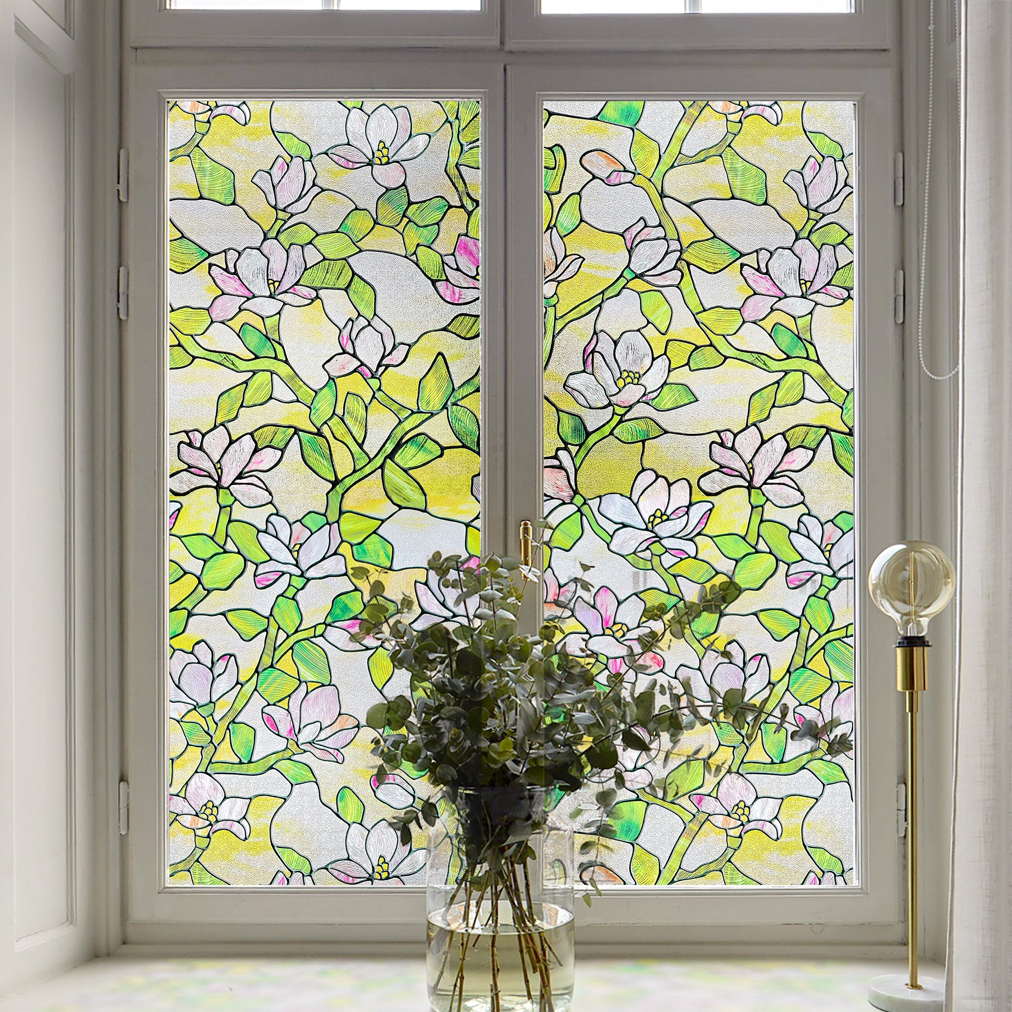 Film décoratif pour vitres teintées Blue Clover Glow