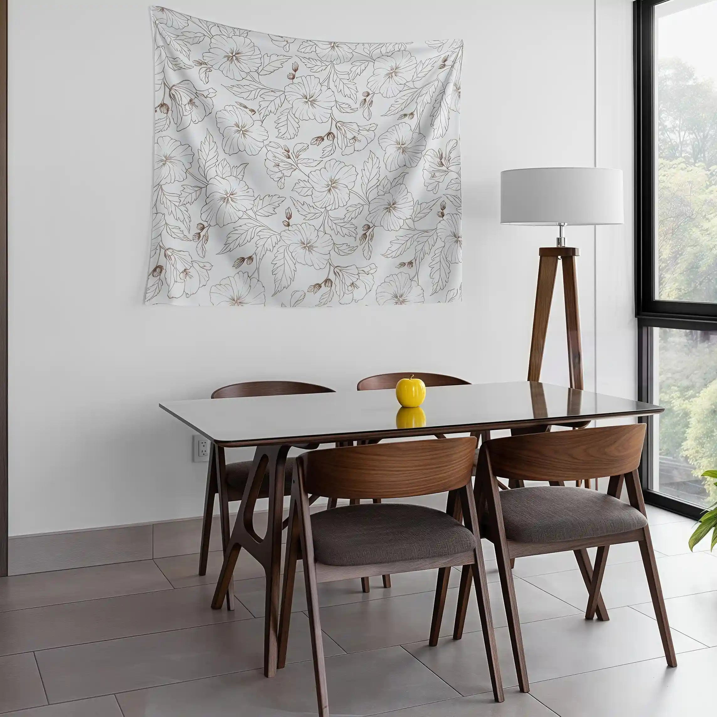 Rose of Sharon Cozy Throw Blanket - Soft Floral Design