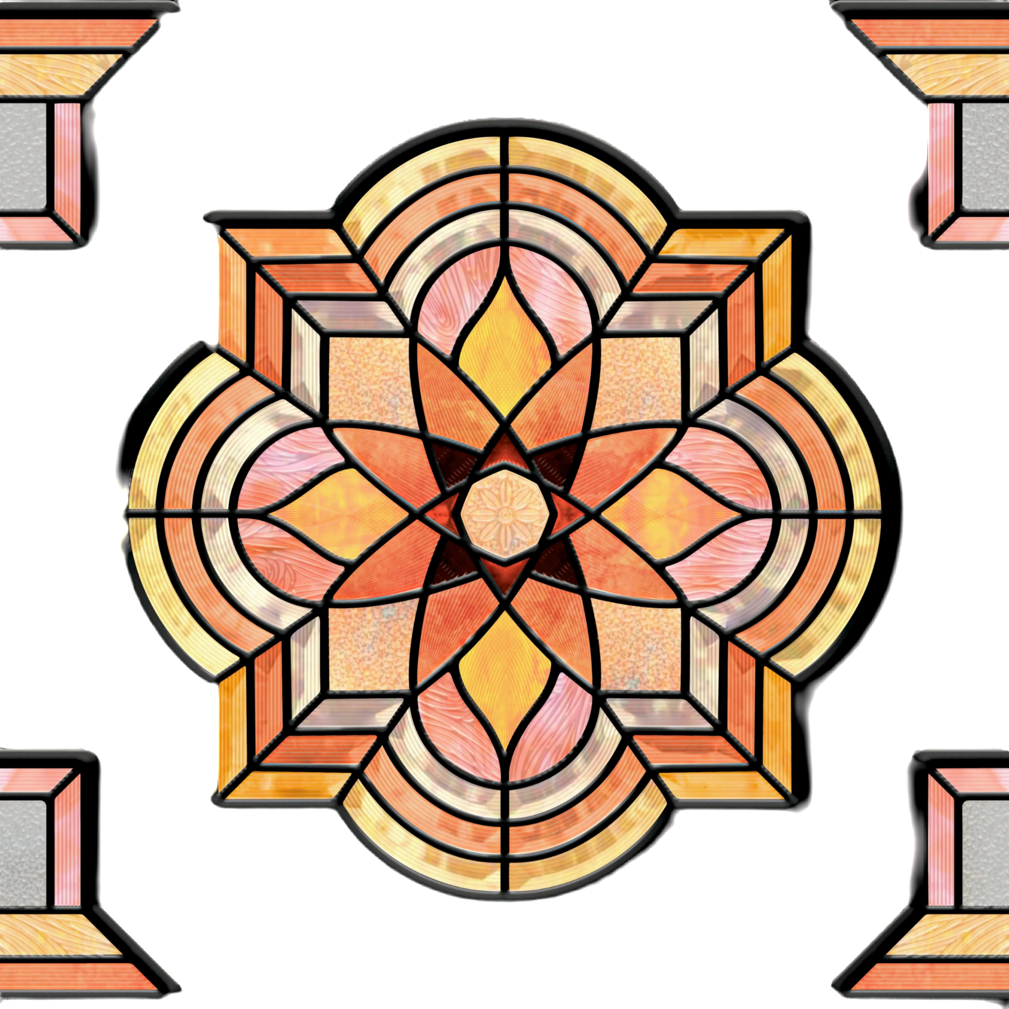 Film pour vitrail Green Gleam – Film statique décoratif moderne pour fenêtre