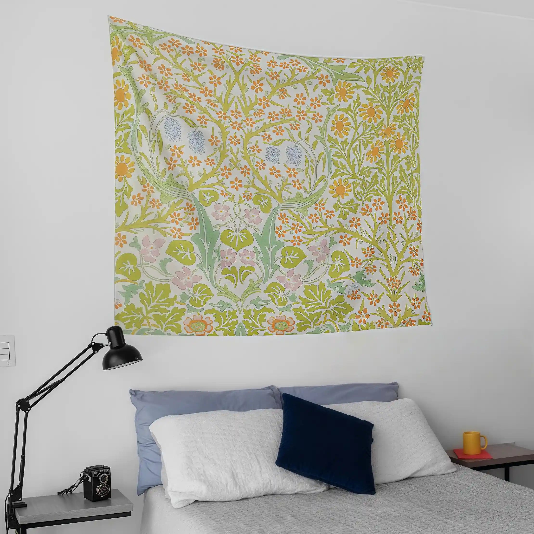 Springtime in Bloom Throw Blanket - Botanical & Floral Design