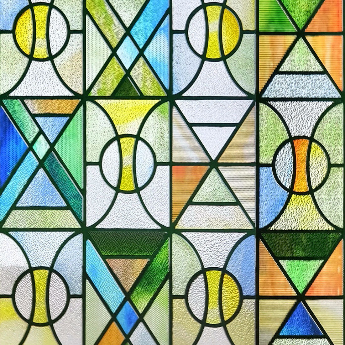 Film décoratif pour vitres teintées Blue Clover Glow