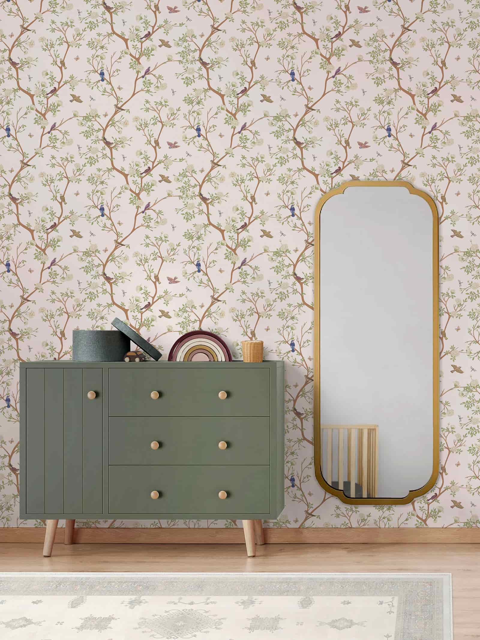 peel and stick wallpaper-Whisper of the Woodland Birds-5