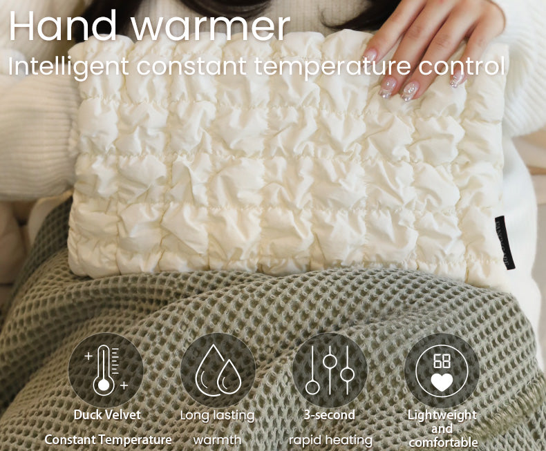 Tozia Electric Hand Warmer | Battery-operated,Cordless multi-functional heating pad