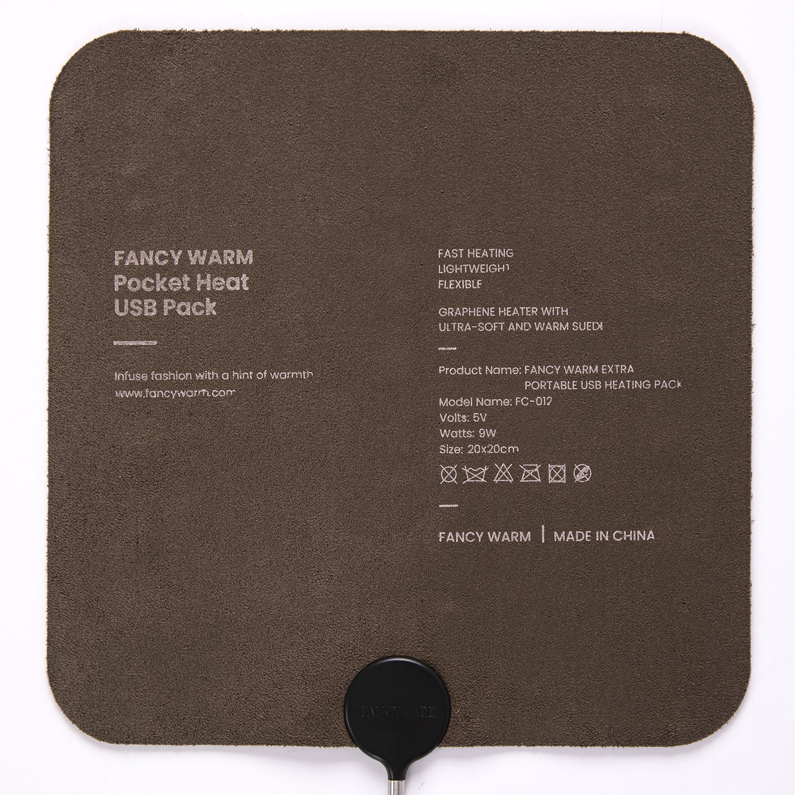 Portable Heating Pad 0.26lb Weighted | USB Heating Pad| Skin-Safe & Wear Over Clothes