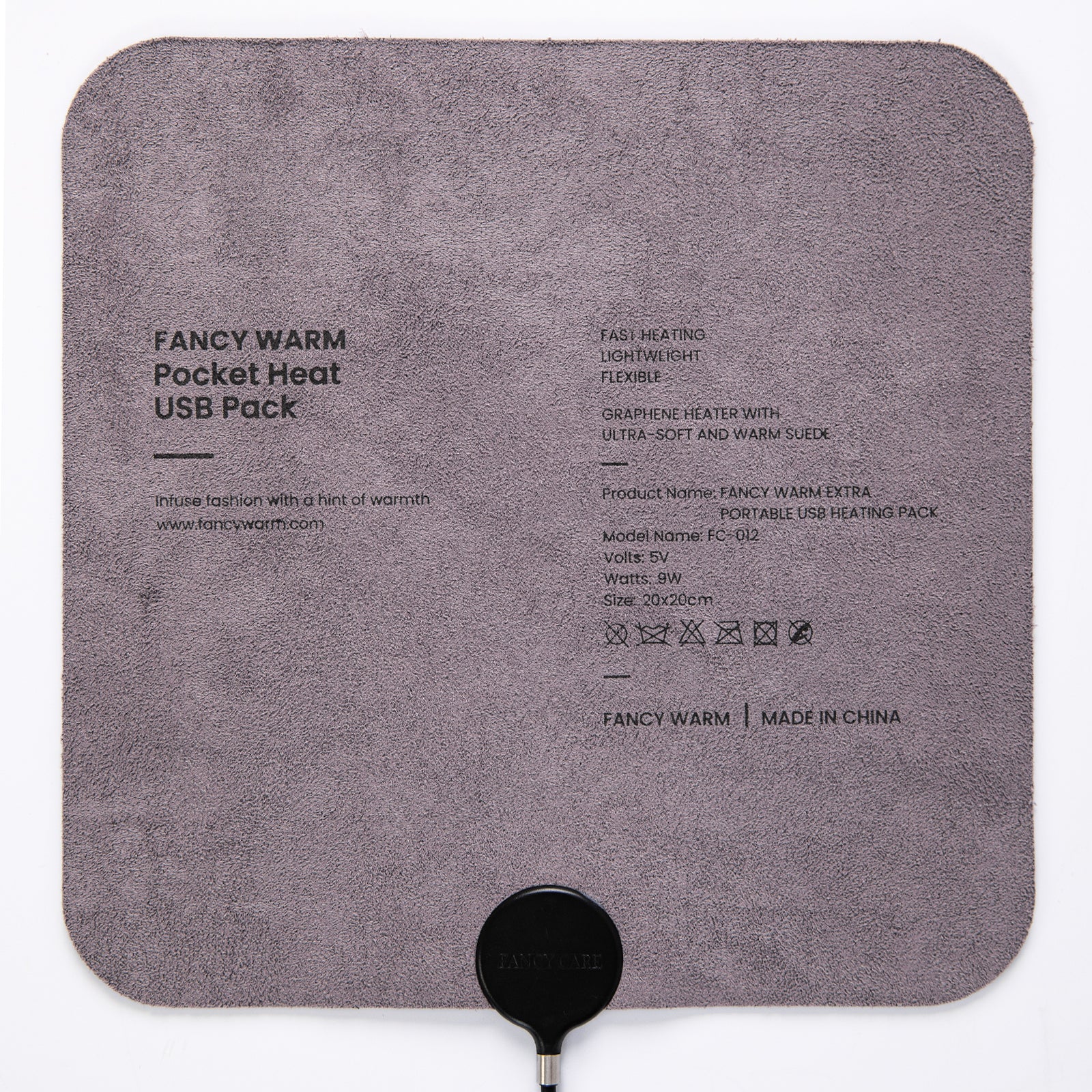 Portable Heating Pad 0.26lb Weighted | USB Heating Pad| Skin-Safe & Wear Over Clothes