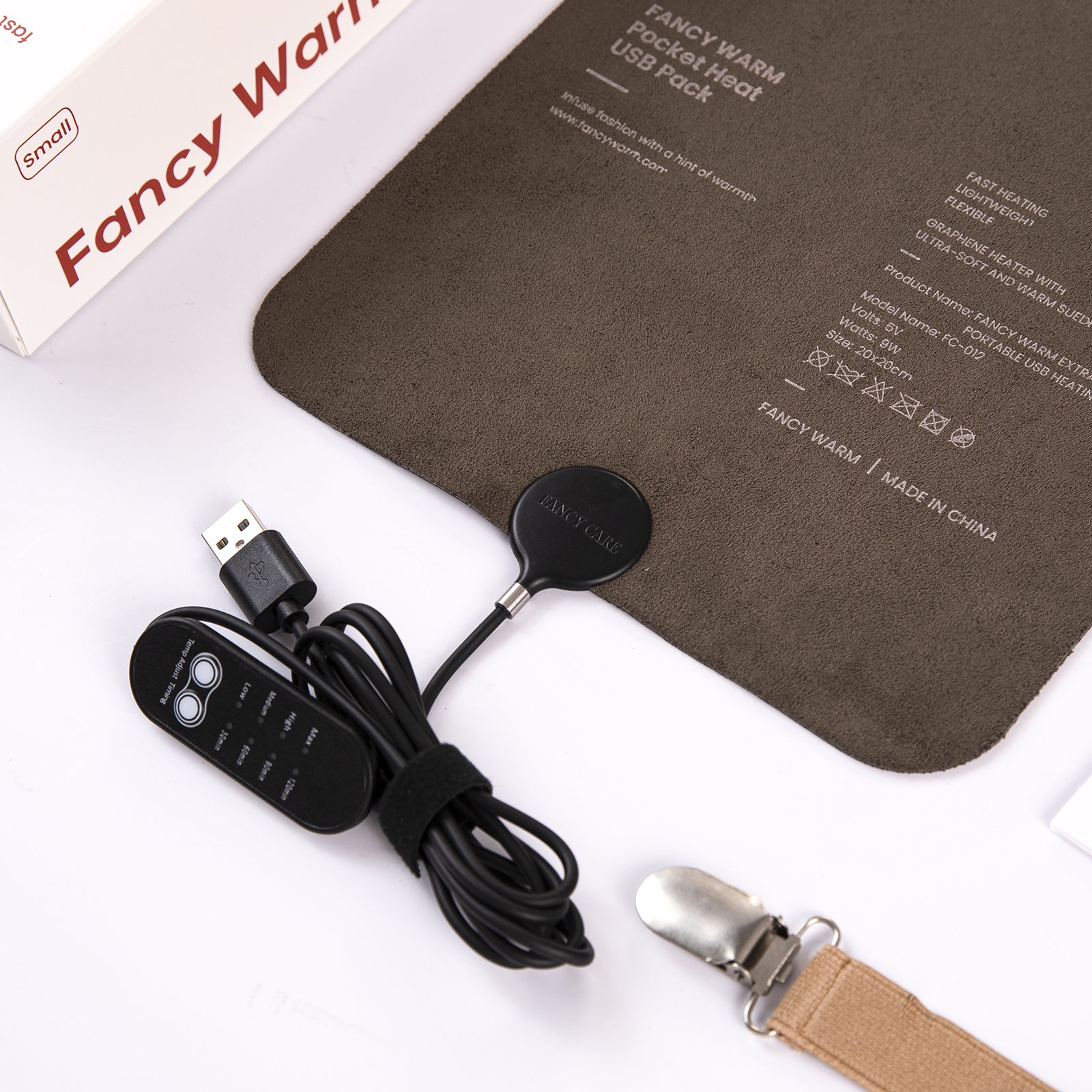 Tozia Portable Heating Pad 0.26lb Weighted | USB Electric Heating Pad