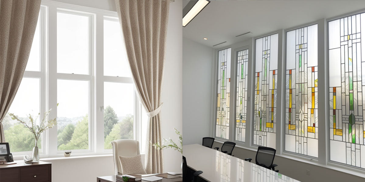 Curtains and Window Film Comparison Chart