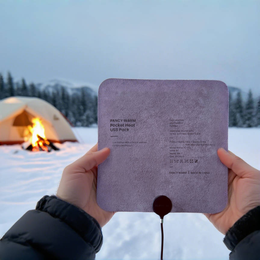 Portable Heating Pad 0.26lb Weighted | USB Heating Pad| Skin-Safe & Wear Over Clothes