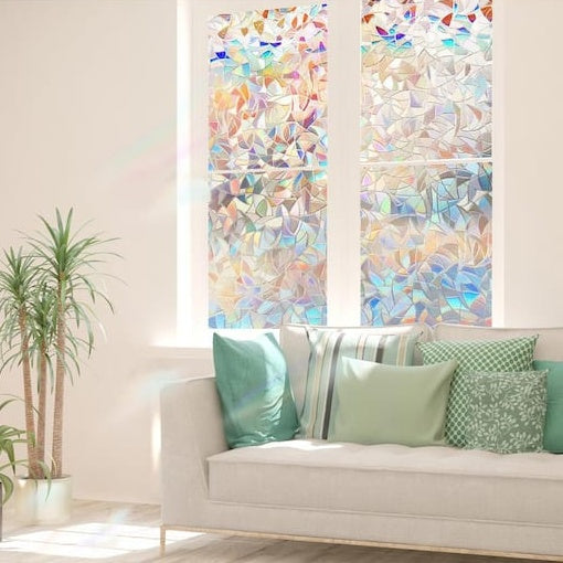 Film électrostatique pour fenêtre Motif arc-en-ciel