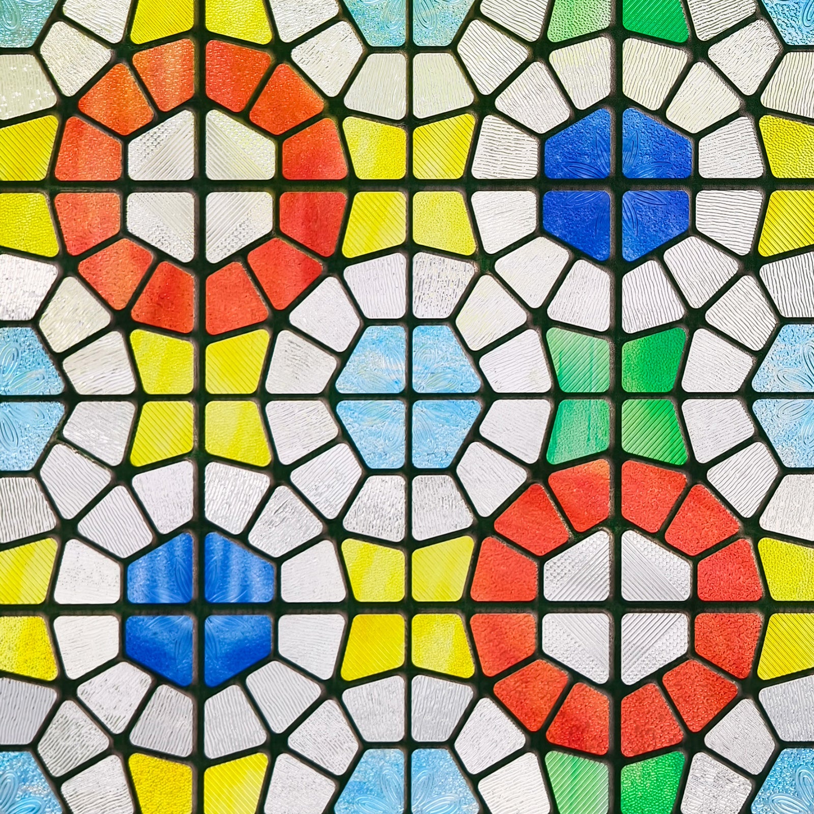 Film décoratif pour vitres en vitrail Westlight Charm