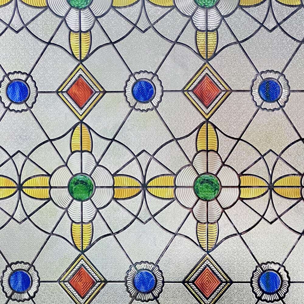Pearls Stained Glass Decorative Window Film