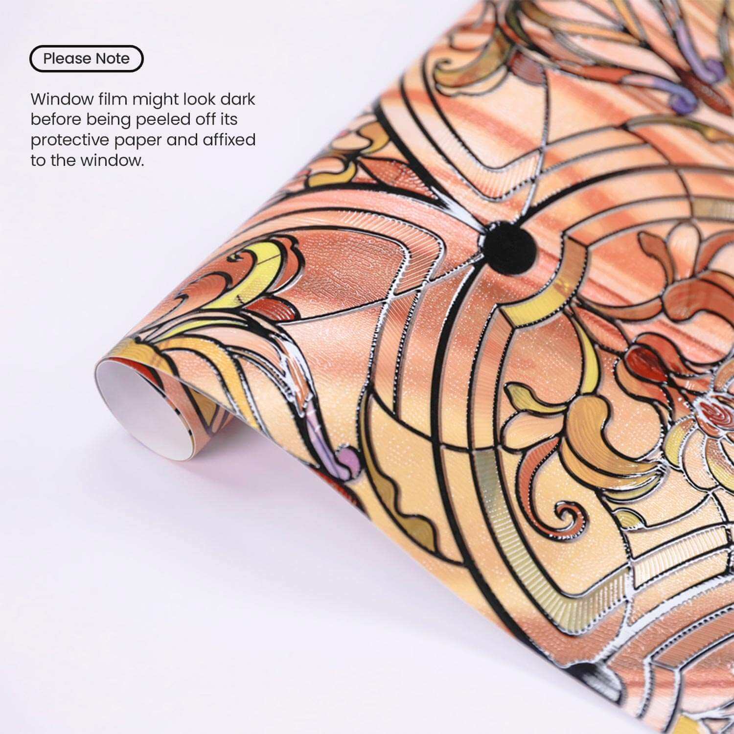 Ironwork Design Glass Accent Window Film