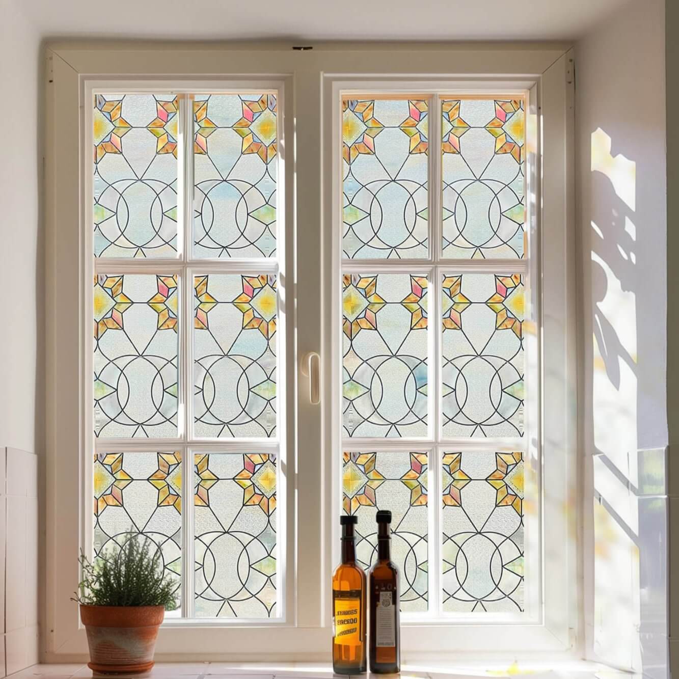 Victoria Stained Glass Decorative Window Film-Fancyfix – Fancyfix Home ...