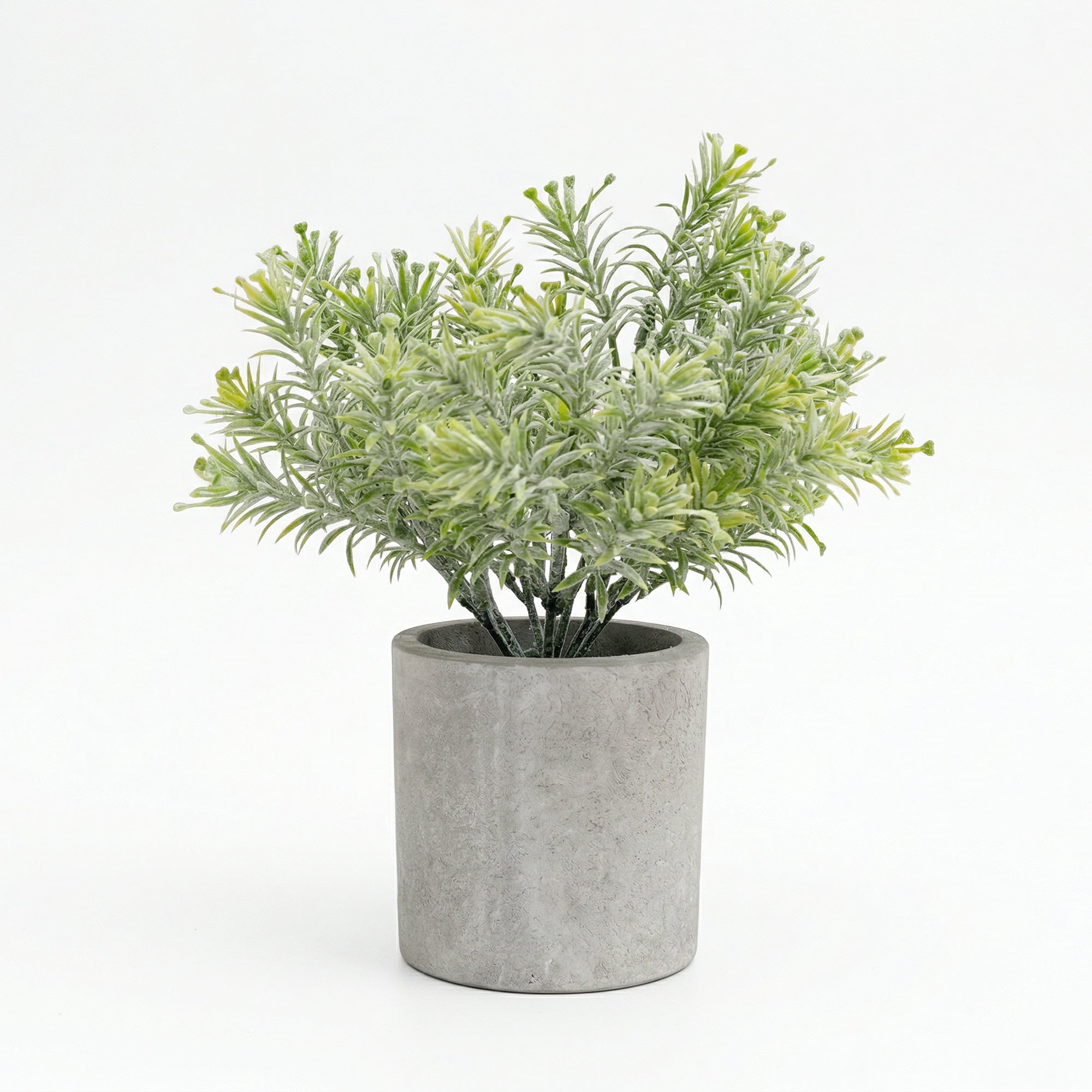 3 Pack Mini Potted Fake Plants Artificial Plastic Eucalyptus Plants