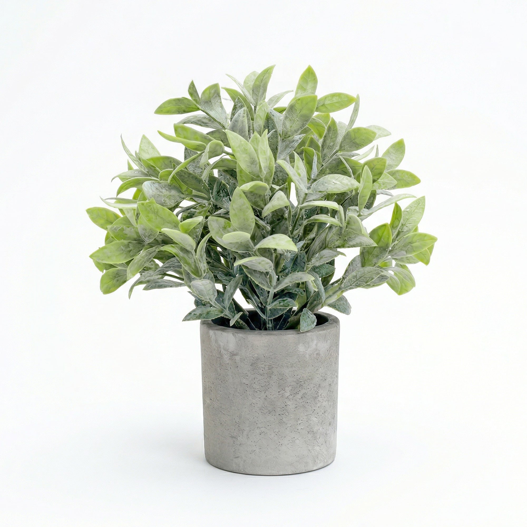 3 Pack Mini Potted Fake Plants Artificial Plastic Eucalyptus Plants