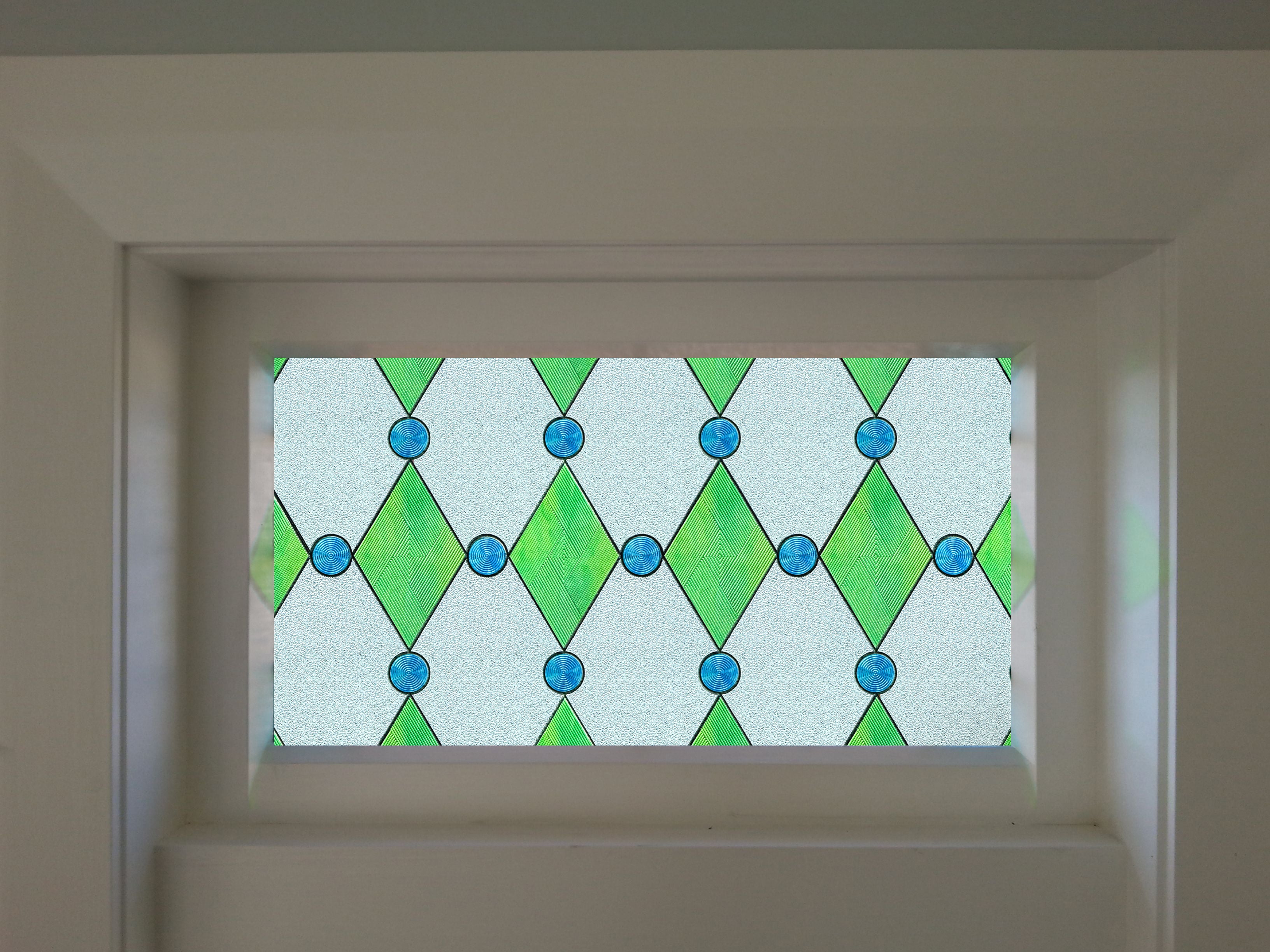 Película decorativa para ventanas con vitrales Victoria