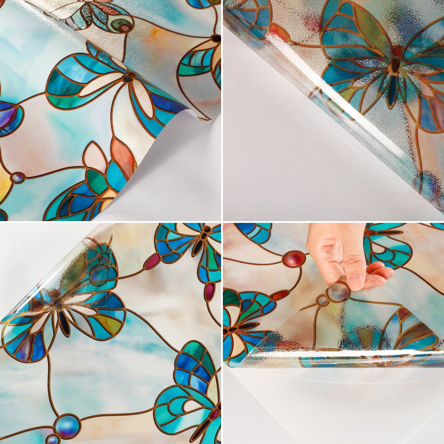 Film pour vitrail papillon