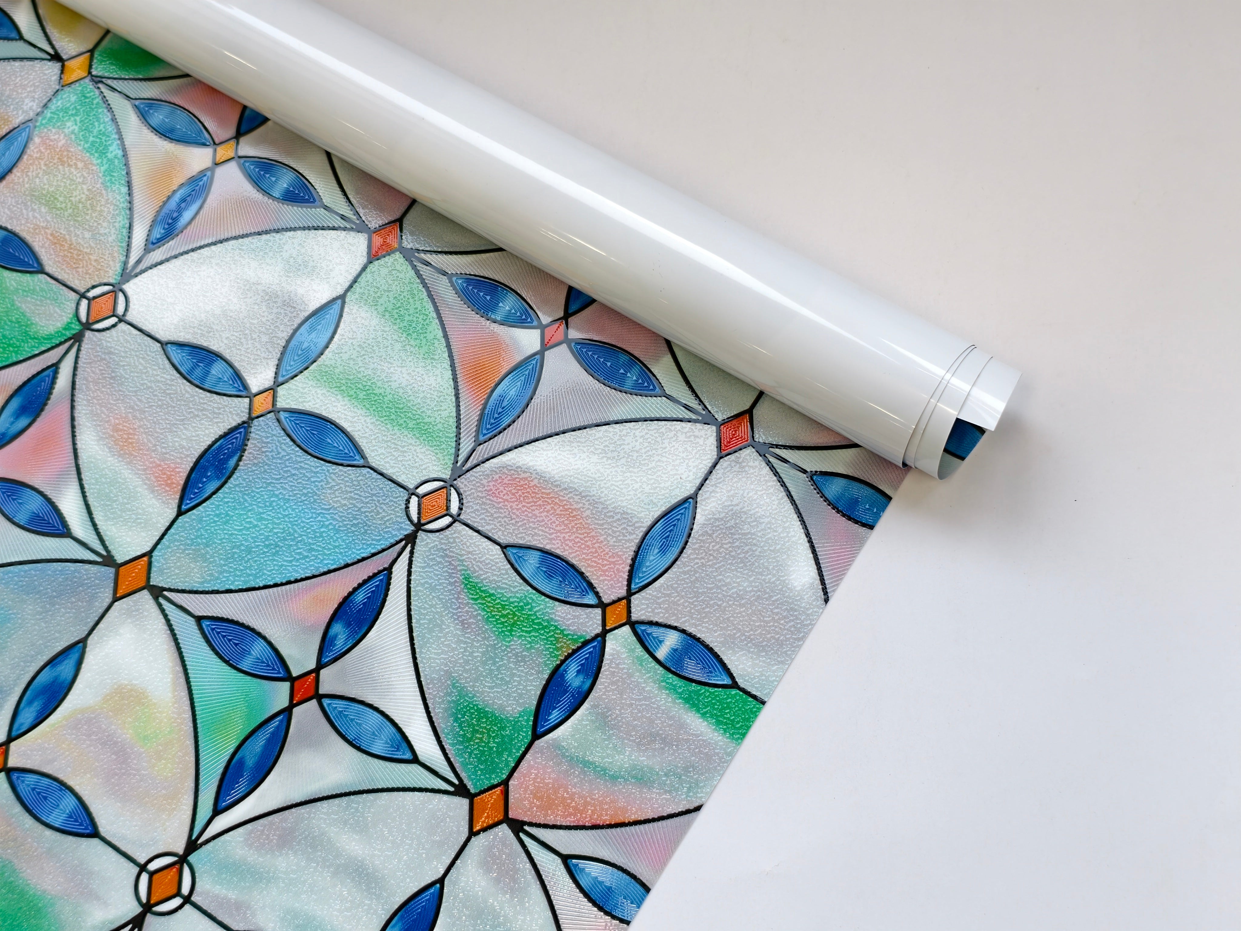 Film décoratif pour vitres en vitrail Westlight Charm