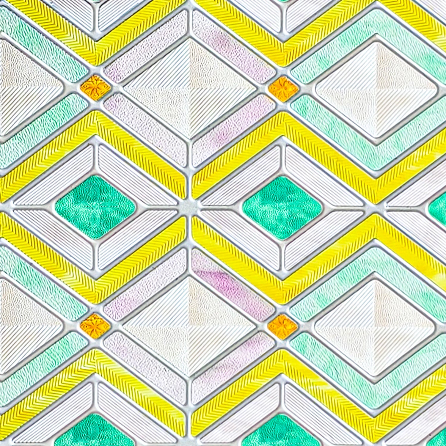 Film décoratif pour vitres teintées Blue Clover Glow