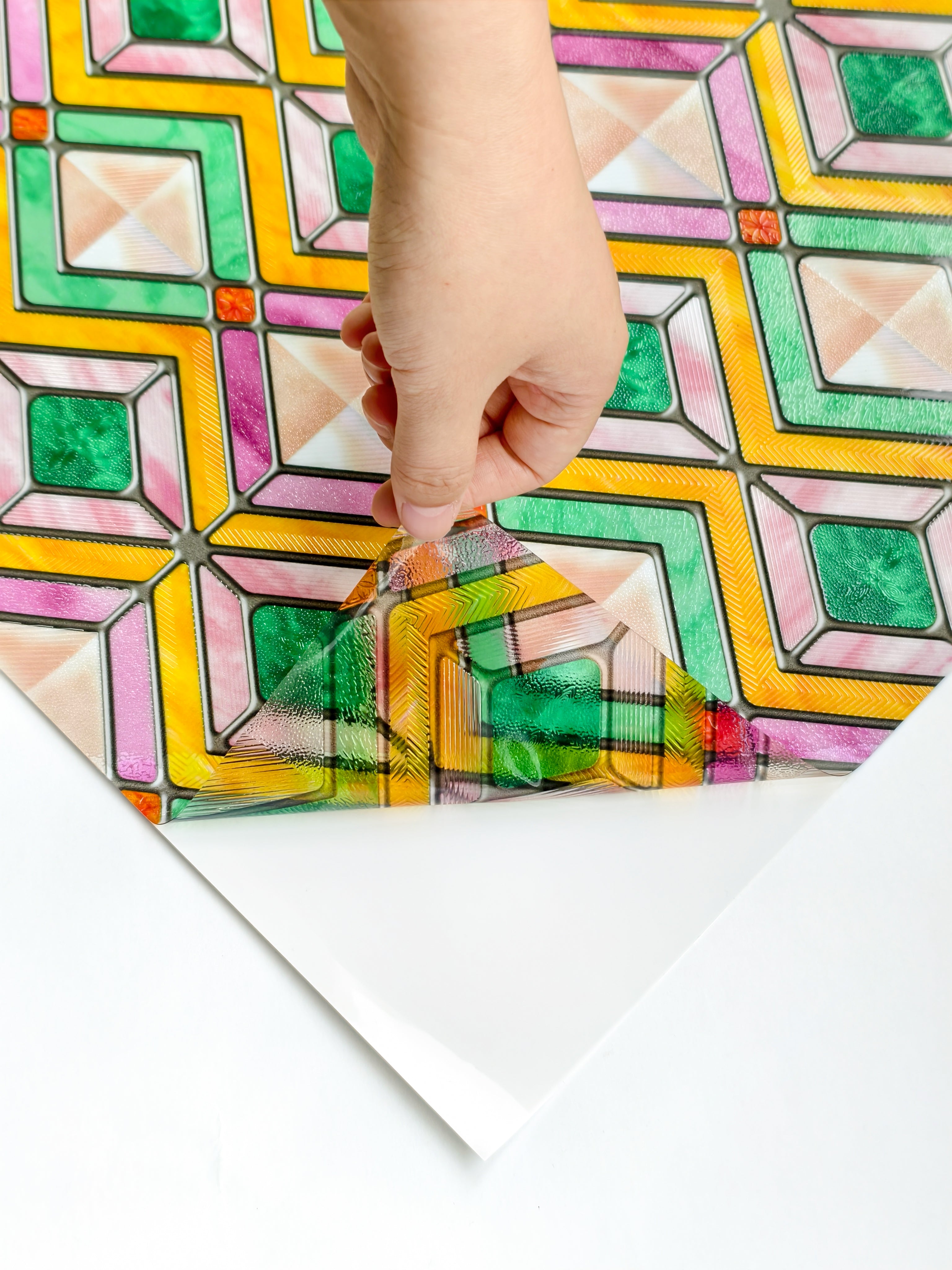 Film décoratif pour vitres teintées Blue Clover Glow