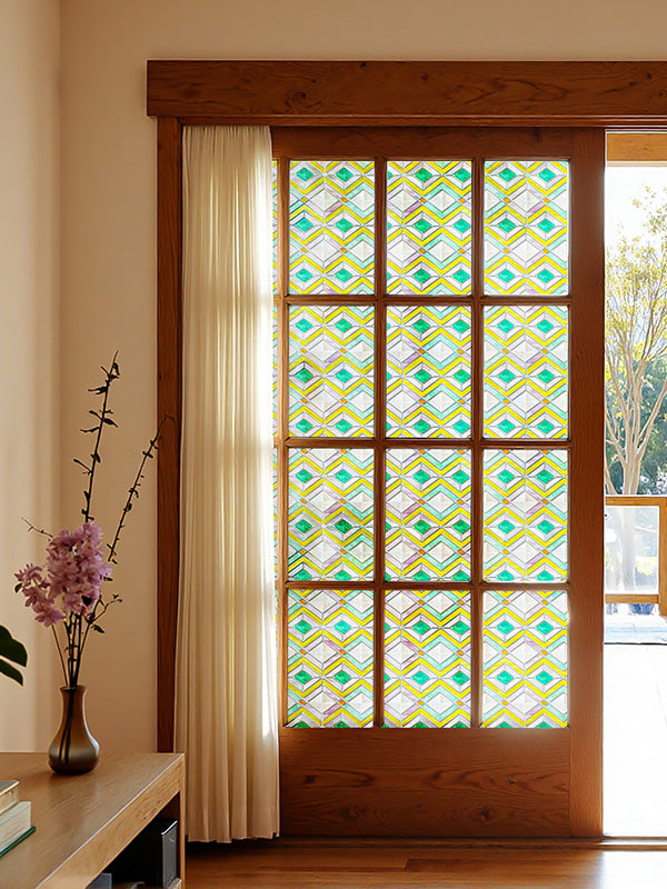 Film décoratif pour vitres teintées Blue Clover Glow