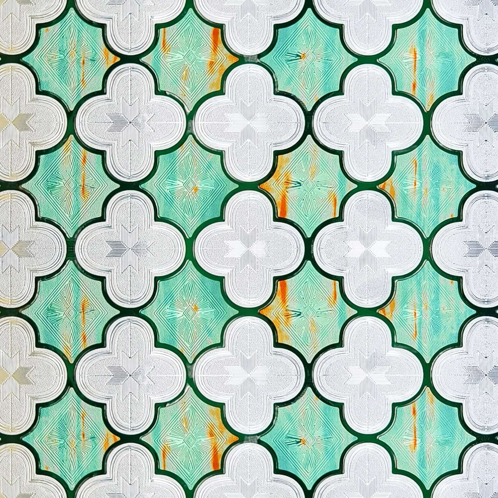 Film décoratif pour vitres teintées Green Clover Glow