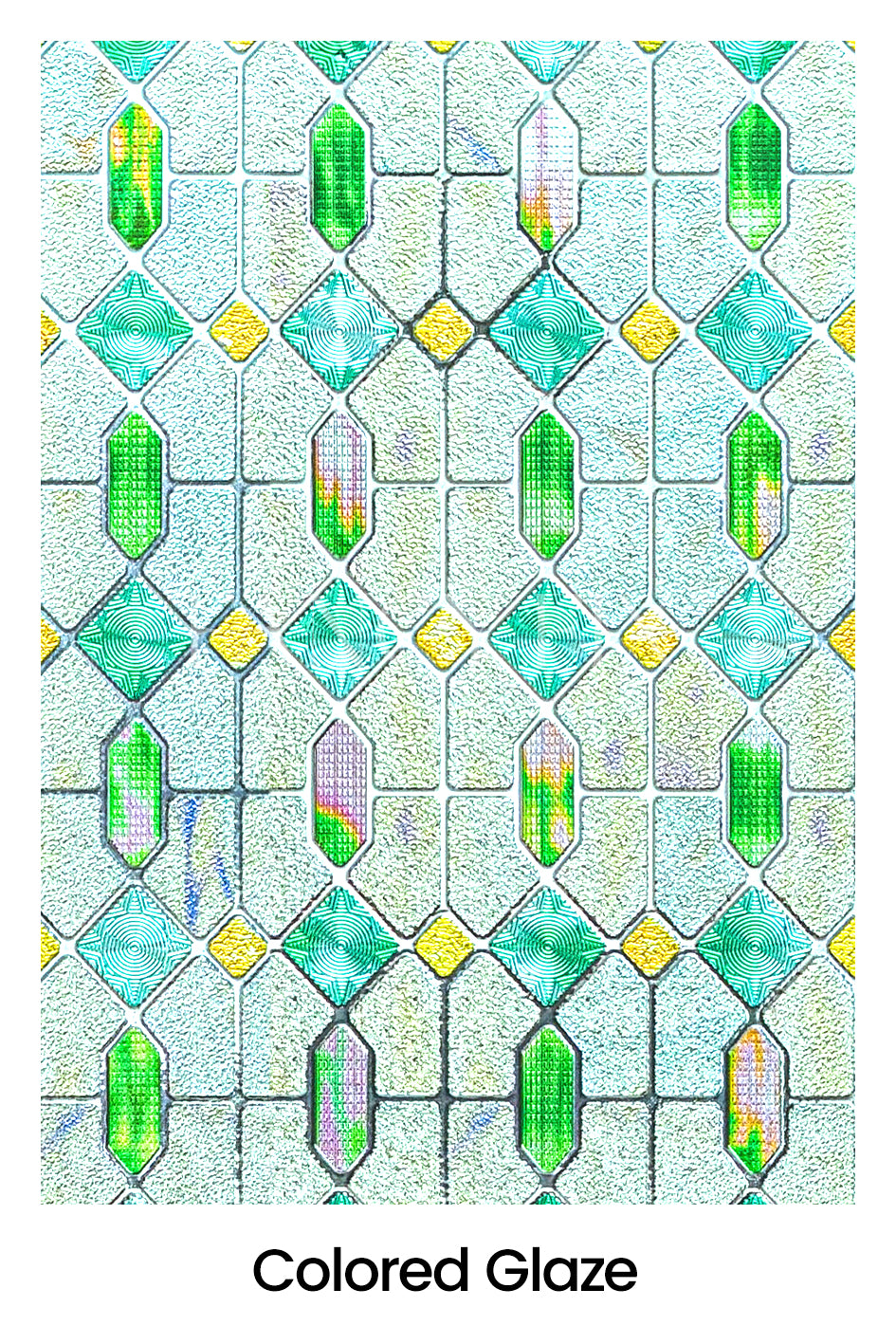 Colored Glaze Stained Glass Decorative Window Film