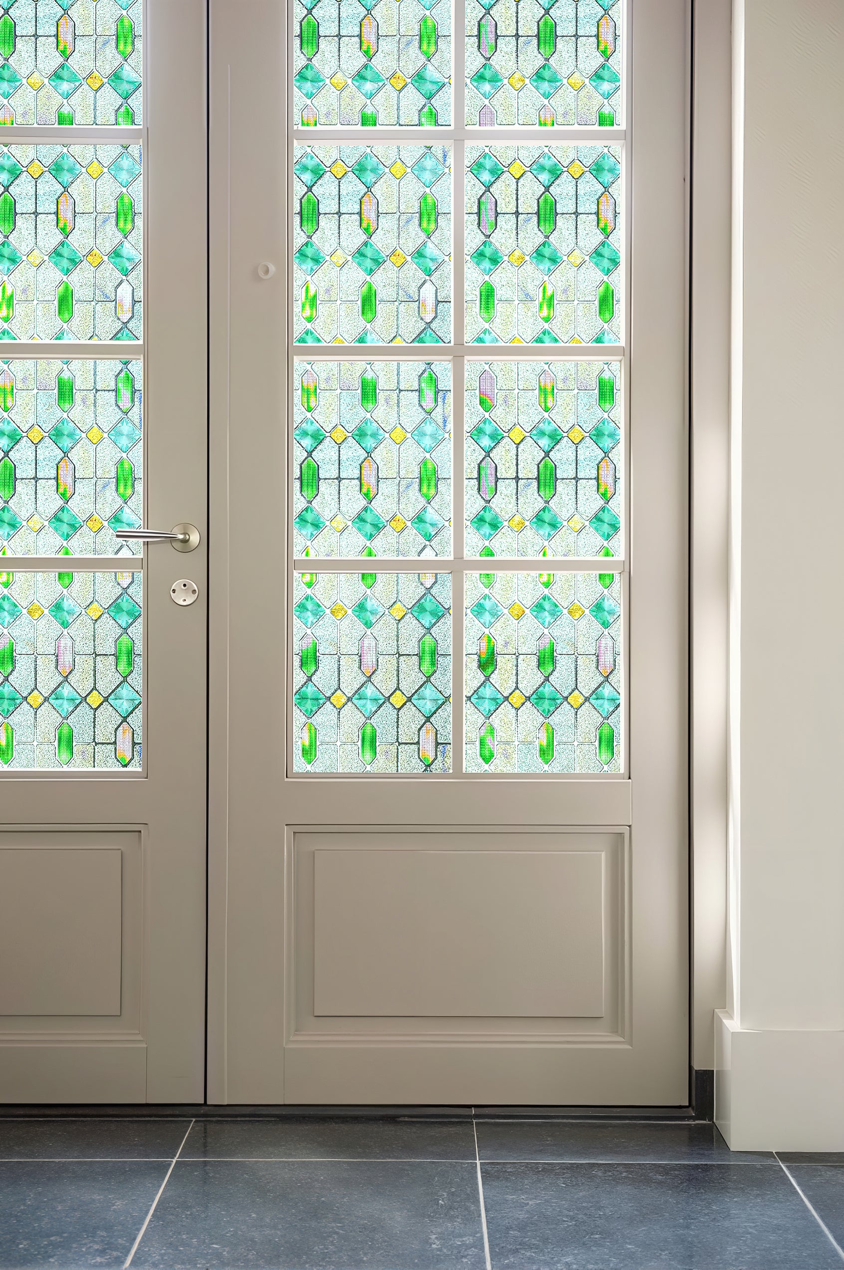 Colored Glaze Stained Glass Decorative Window Film