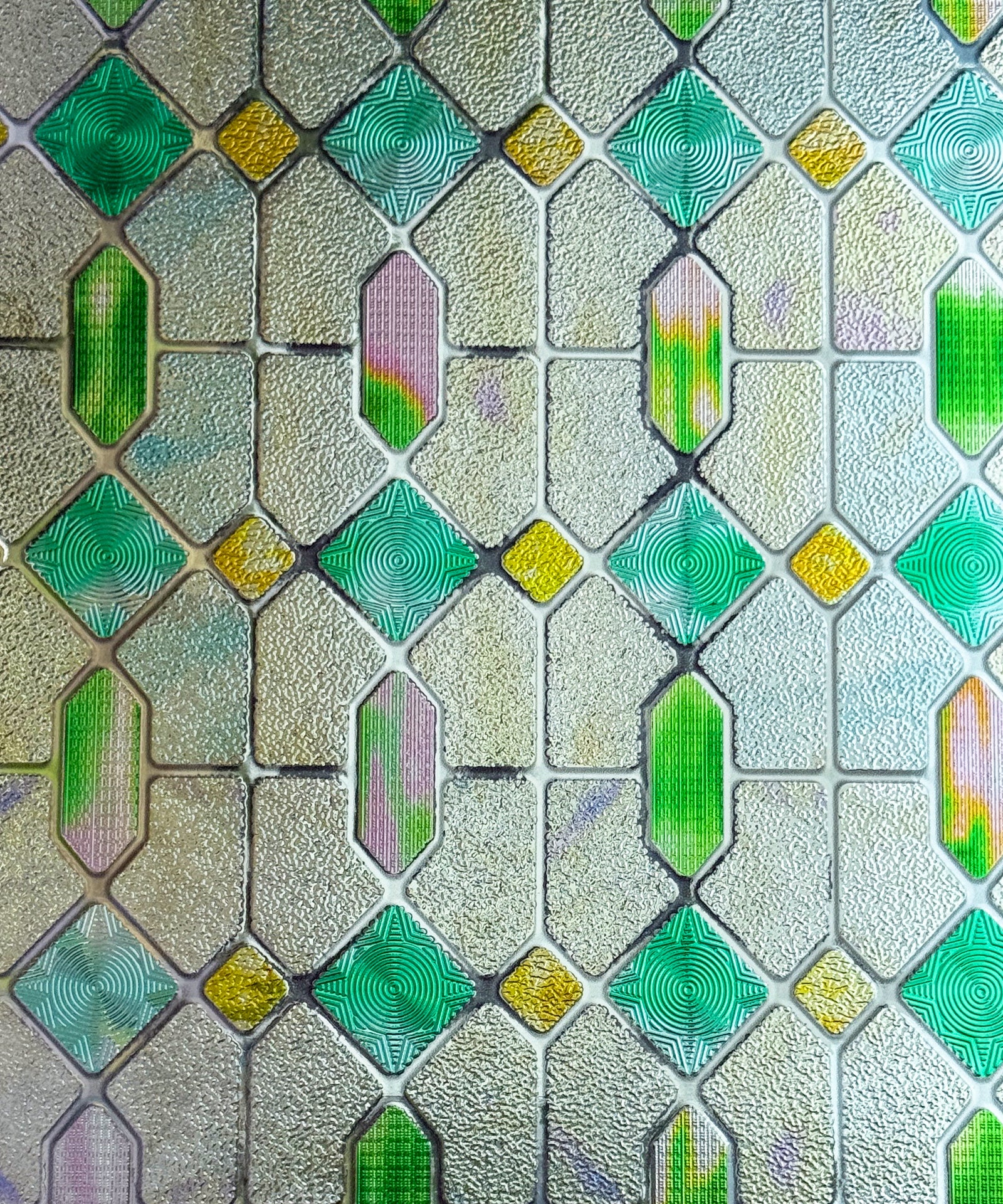 Film décoratif pour vitres teintées Blue Clover Glow