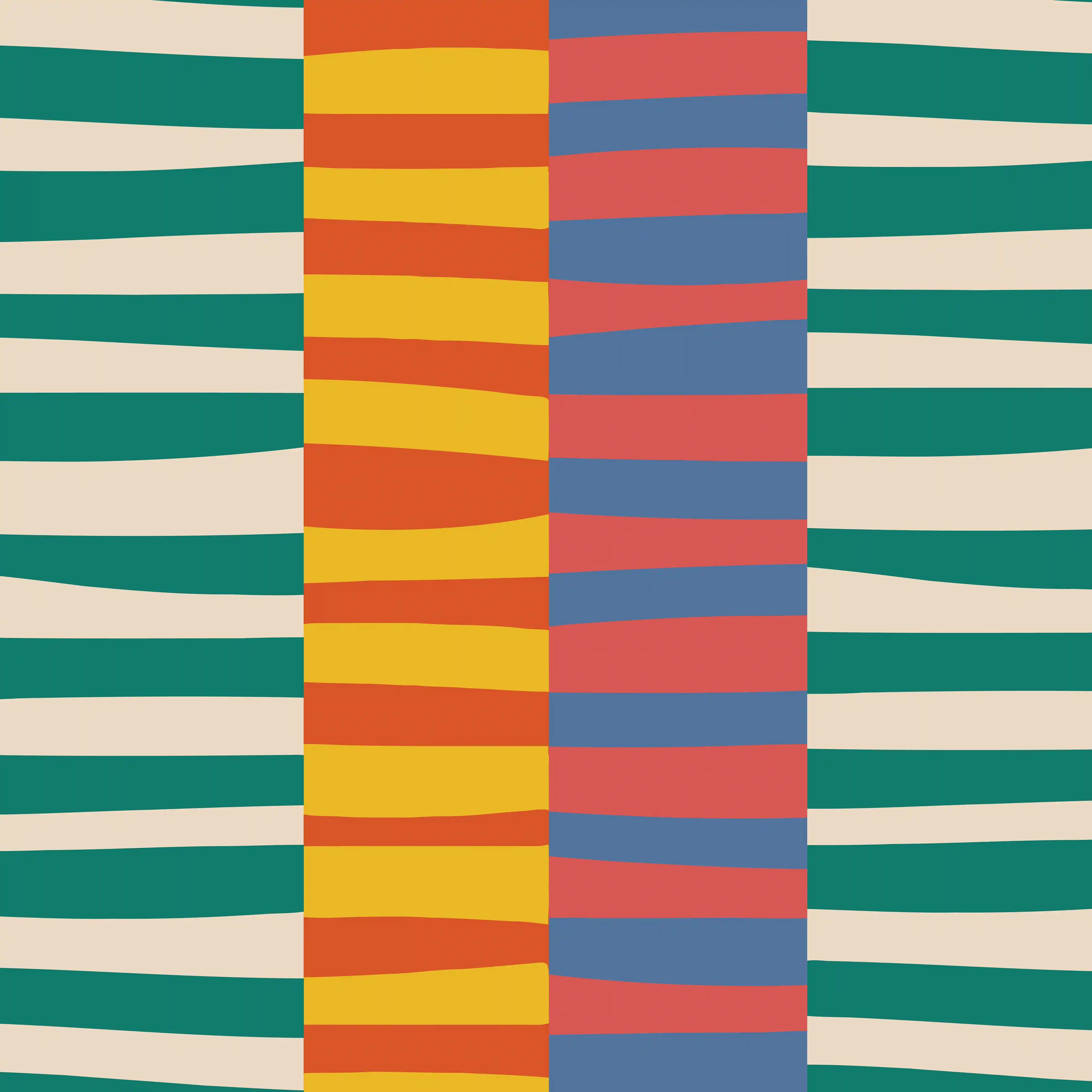 Colored stripes Decorative Wall Art Poster - Add Vibrancy and Creativity