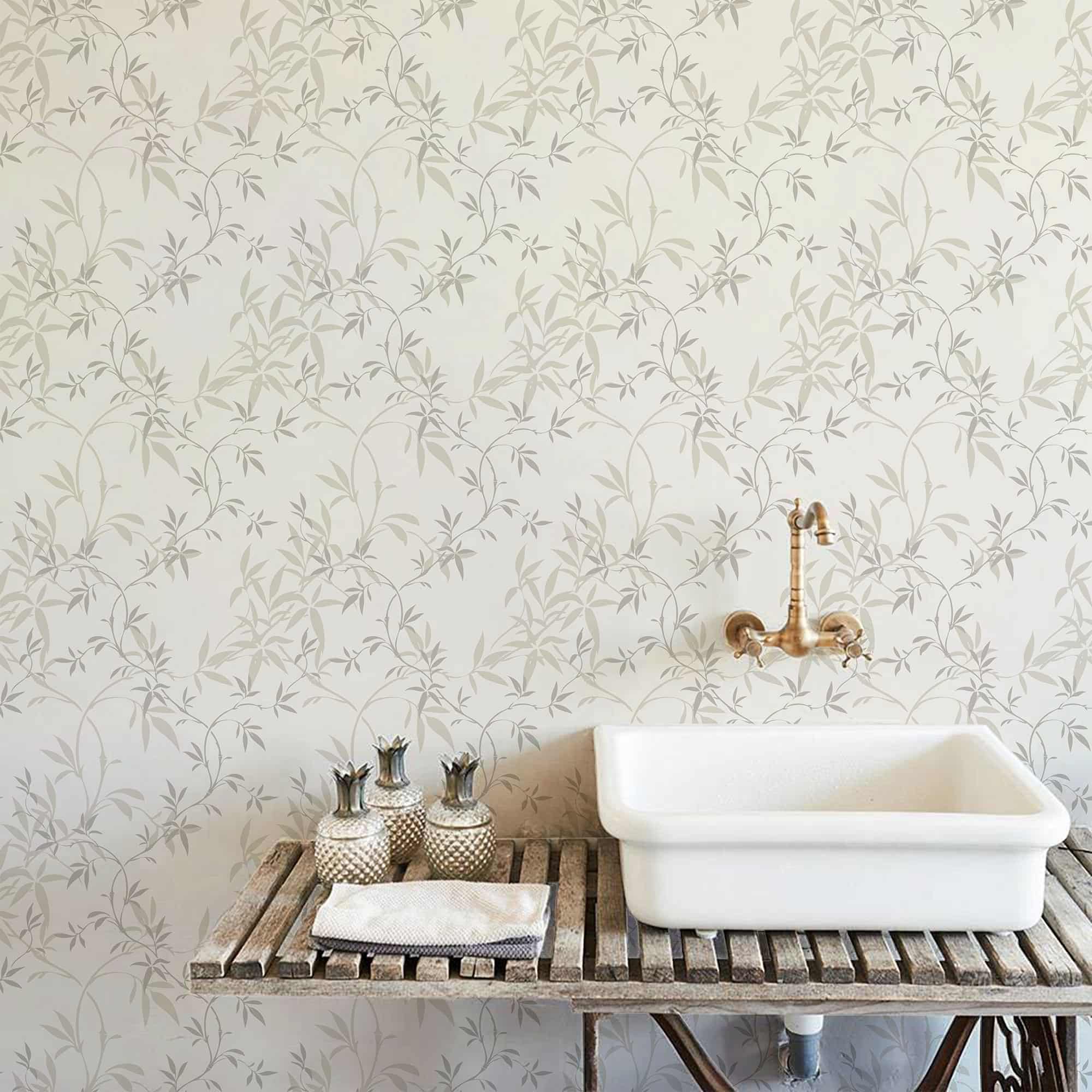 Fancyfix-Bamboo Shadows Peel and Stick Wallpaper.5