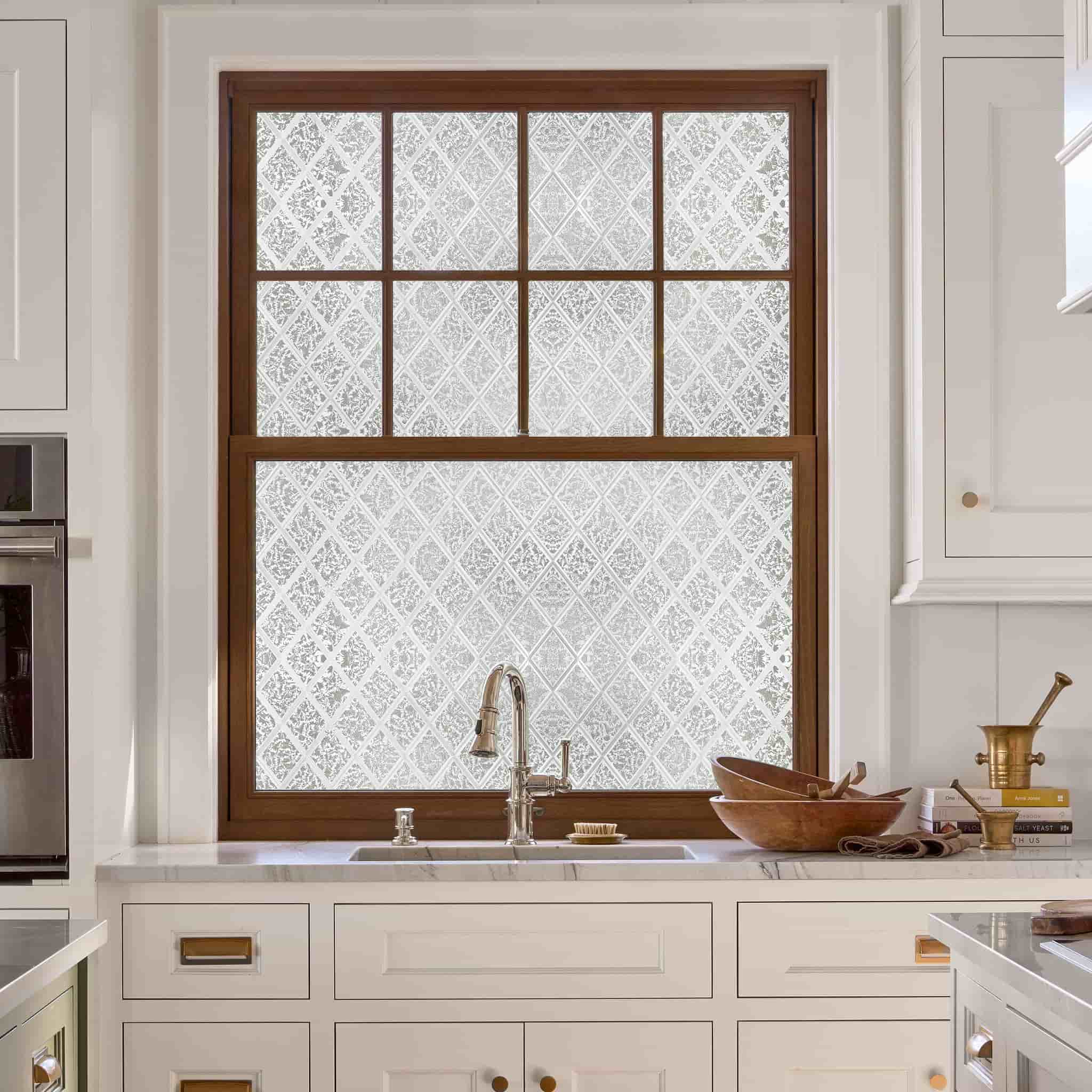 Feather of Light Stained Glass Decorative Window Film