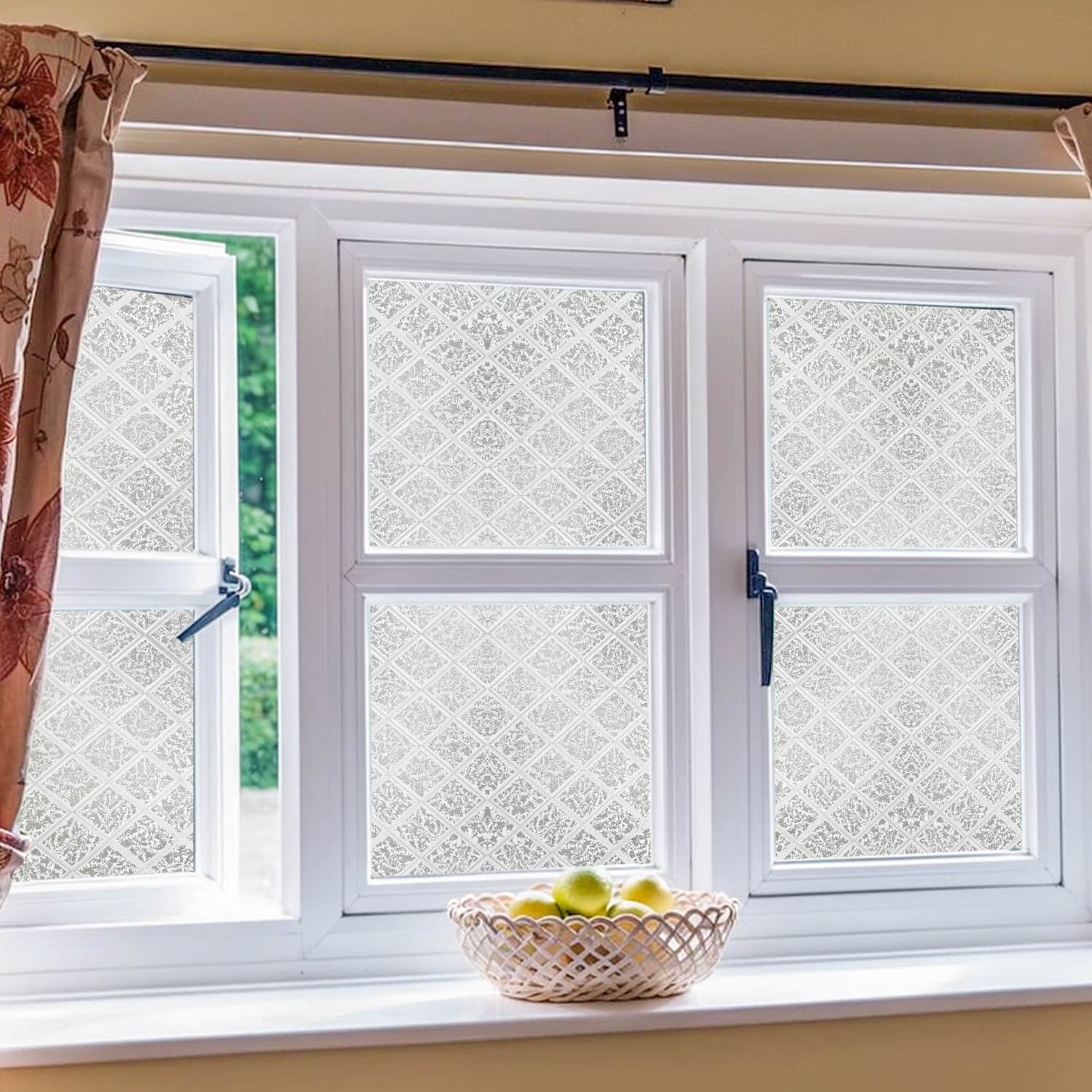 Película decorativa para ventanas con vitrales Victoria