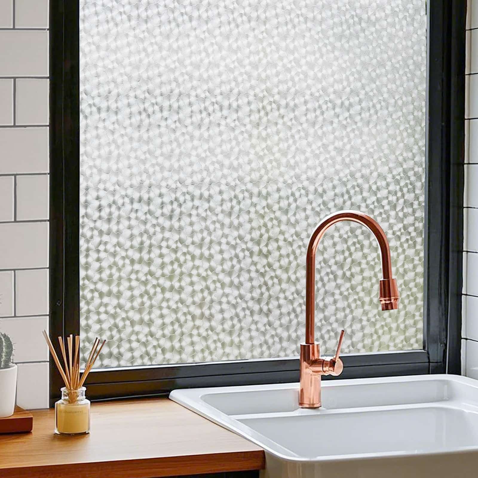 Película decorativa para ventanas con vitrales Victoria